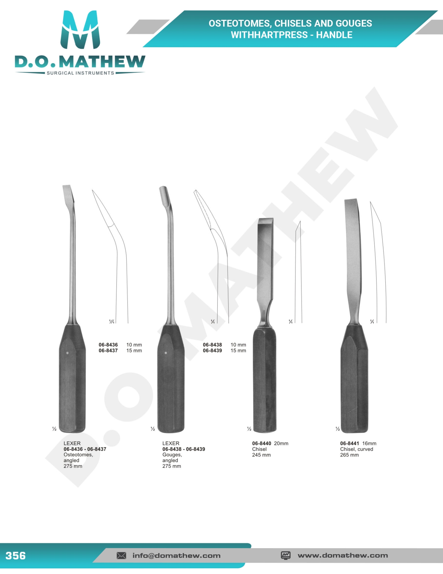 Tampers, Chisels and Gauges